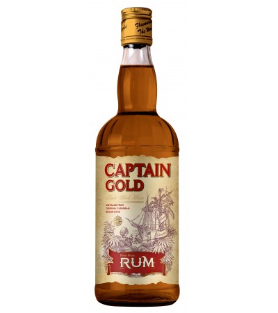 Ром Captain Gold 37,5%, 0,7л